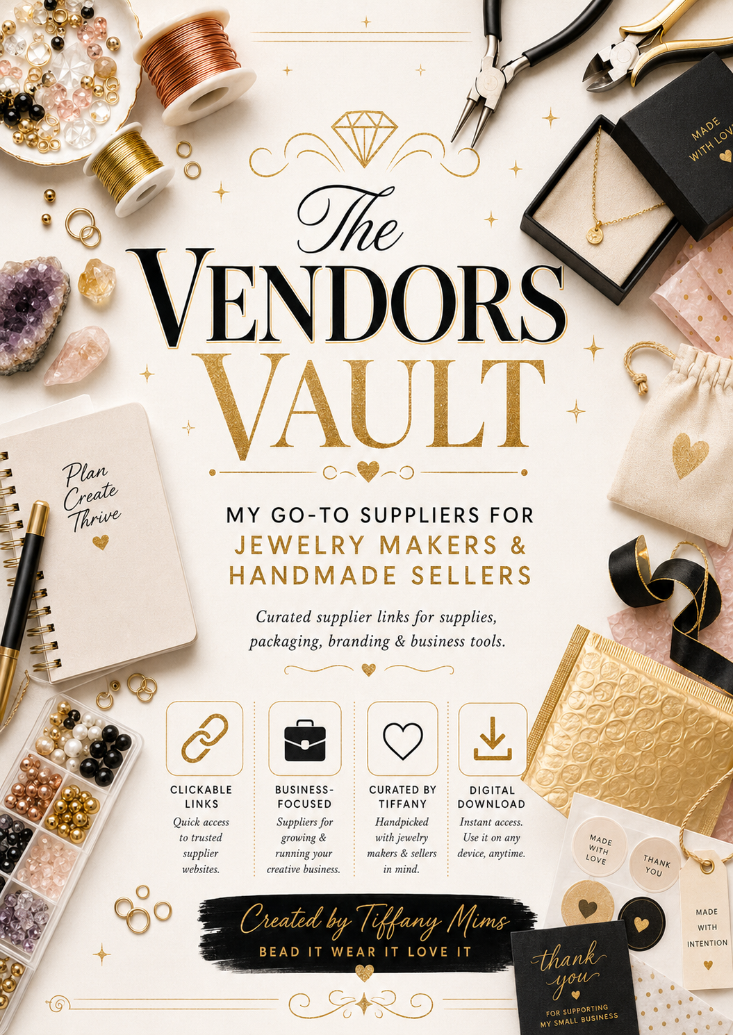 The Vendors Vault | Jewelry Maker Supplier List & Business Resource Guide