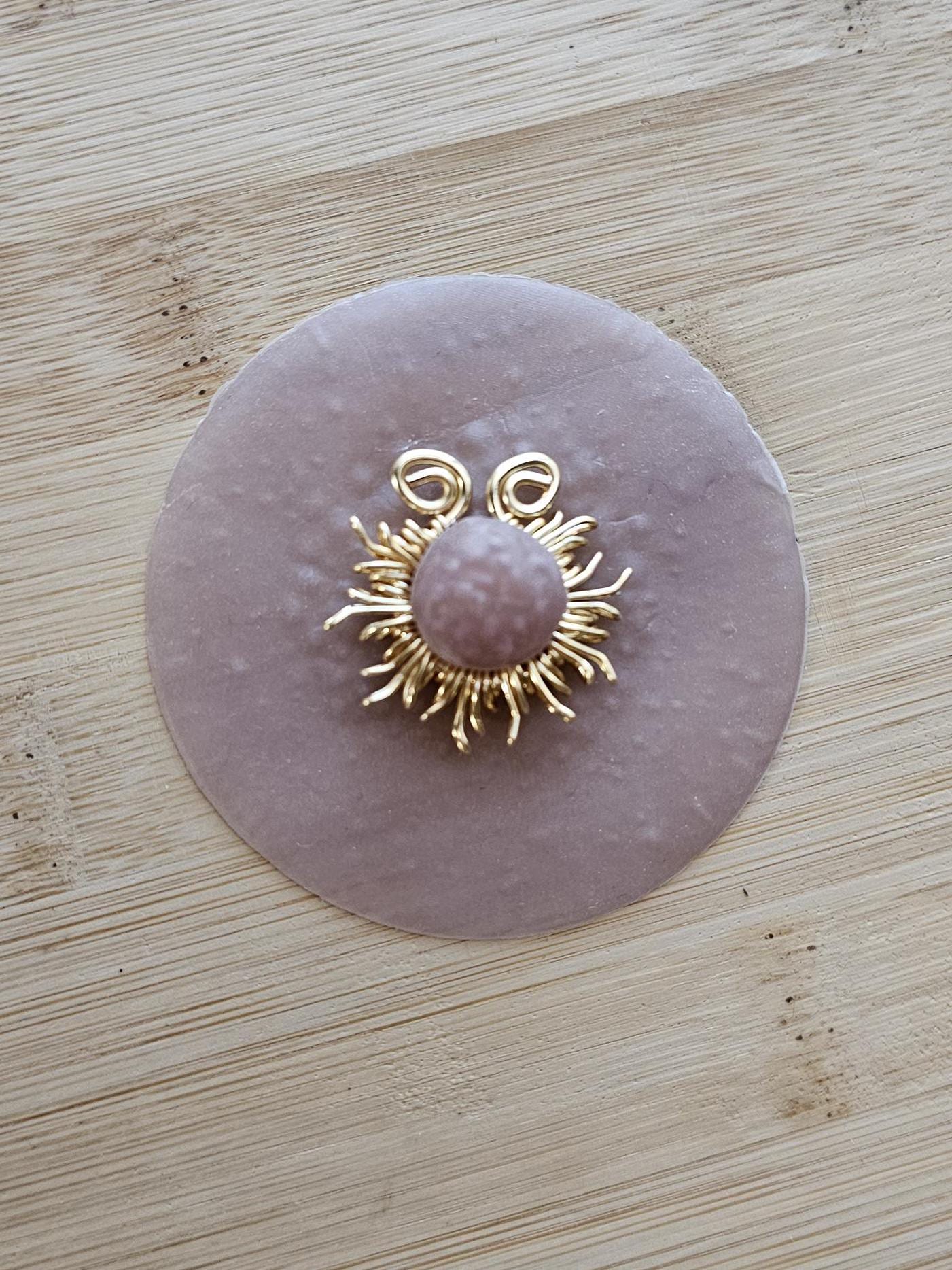 Adjustable Clip On Sun Nipple Ring, Nipple Rings No Piercing, Nipple Clamp, Nippies, Nipple Jewelry