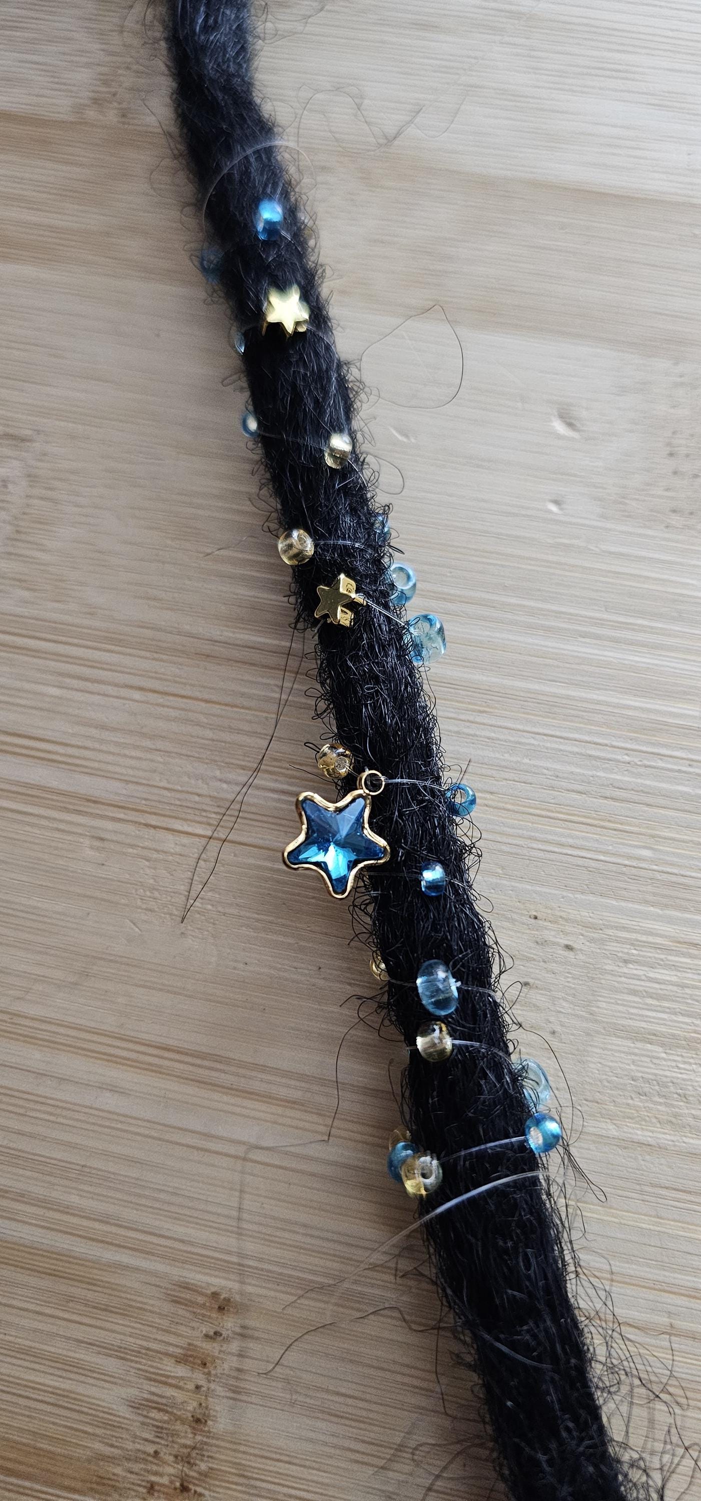 Ocean Star Reusable No-Sew Crystal Loc Sprinkles, Loc Jewelry For Locs Braids and Twists