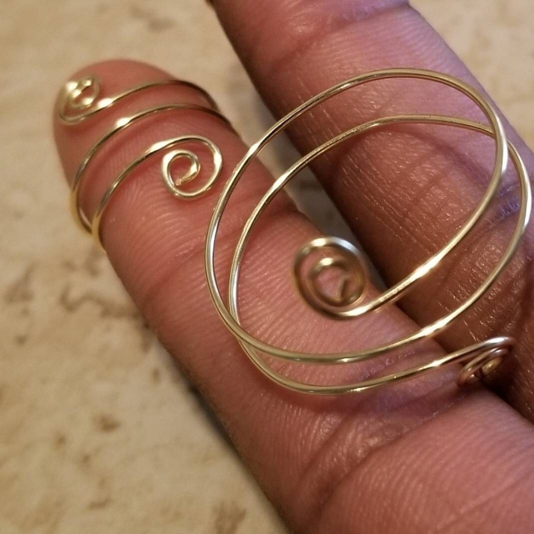 Adjustable Wire Toe Ring Set