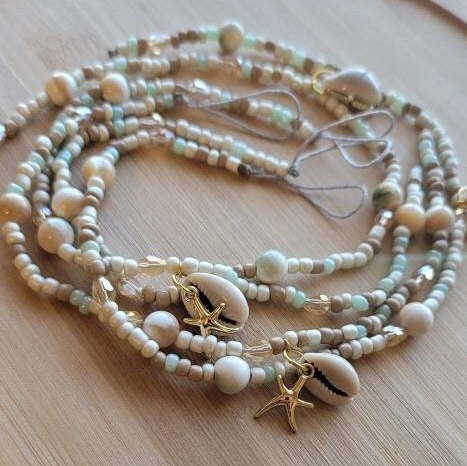 Cowrie Shell Dreadlock Extension - Crystal Loc Jewelry – Beaditwearitloveit